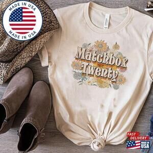 Twenty Proud Name Personalized Matchbox Retro Flowers Beautiful T-Shirt